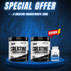 Pack 2× creatine monohydrate 300g