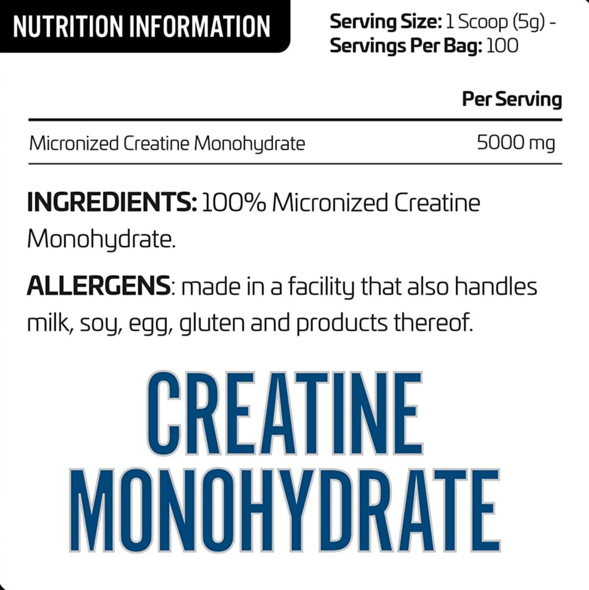 Creatine monohydrate 500g