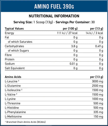 Amino Fuel EAA 390g