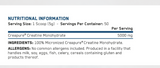 Applied Nutrition Creapure Creatine Monohydrate 250g