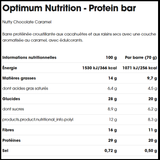 Nutty Chocolate Caramel Protein Bar - 10 x 73 g