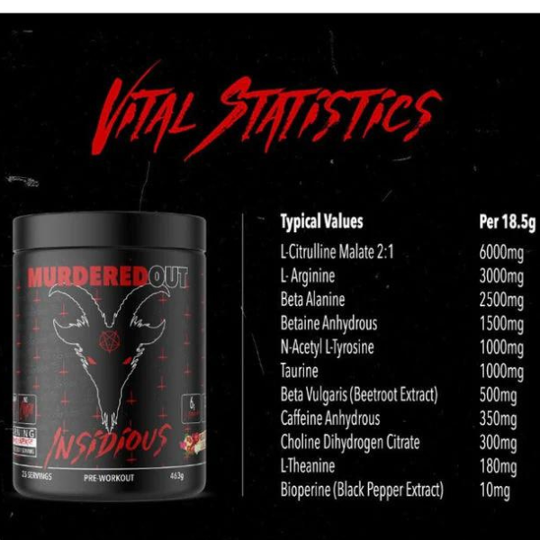 Insidious Pre-Workout 463g
