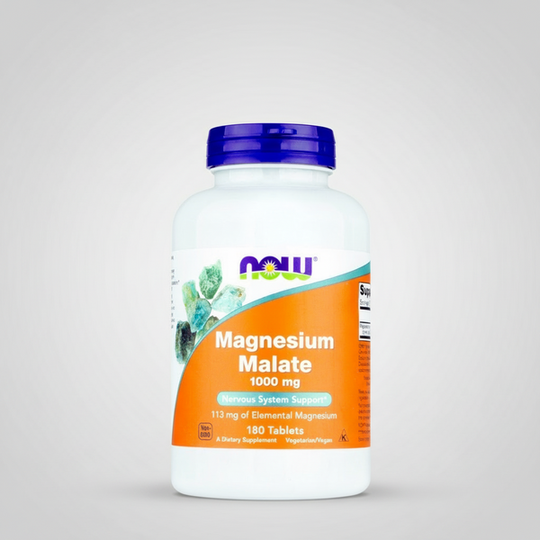 Now Foods Magnesium Malate 1000 mg – مكمل للطاقة وصحة العضلات