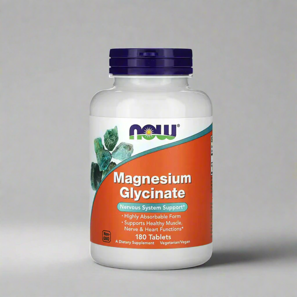Now foods Magnesium Glycinate 180 Tablets
