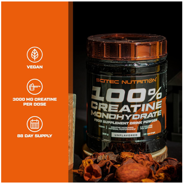 100% Creatine monohydrate 300g