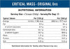 Critical mass original 6kg