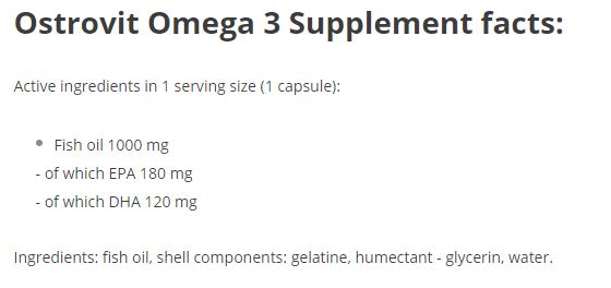Omega 3 100 capsules