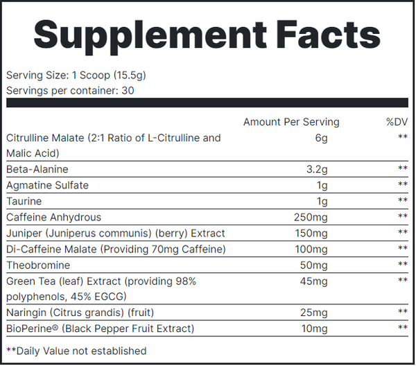 Total War Pre workout 30 Servings