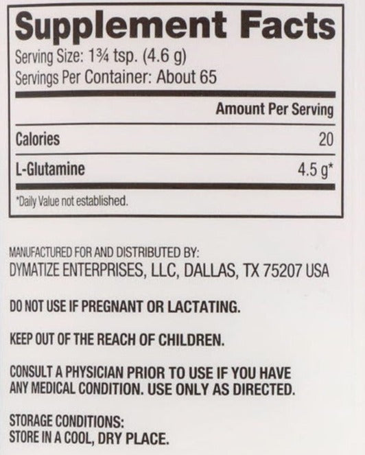 Glutamine Micronized powder 300g