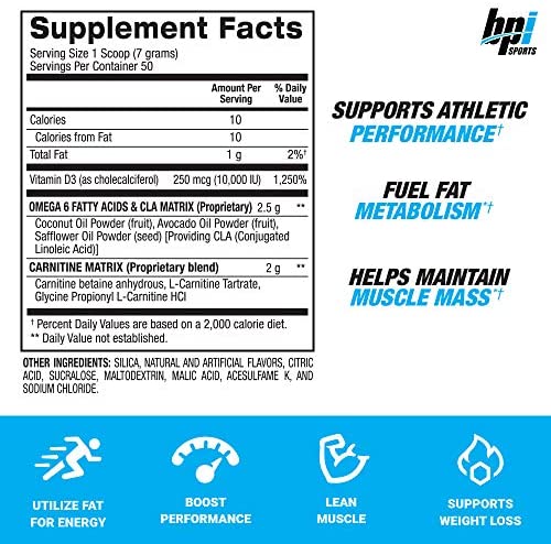 Bpi sports CLA+Carnitine,بي بي اي سبورتس - سي ال اي + كارنيتين
