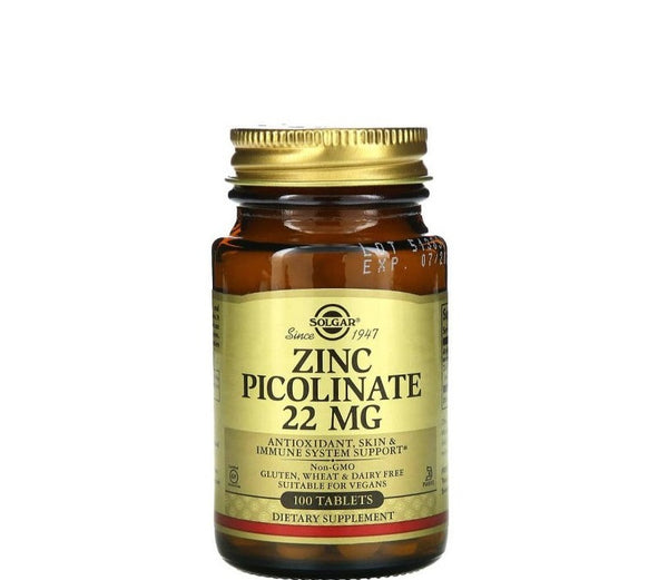 Zinc picolinate 22mg 100 tablets