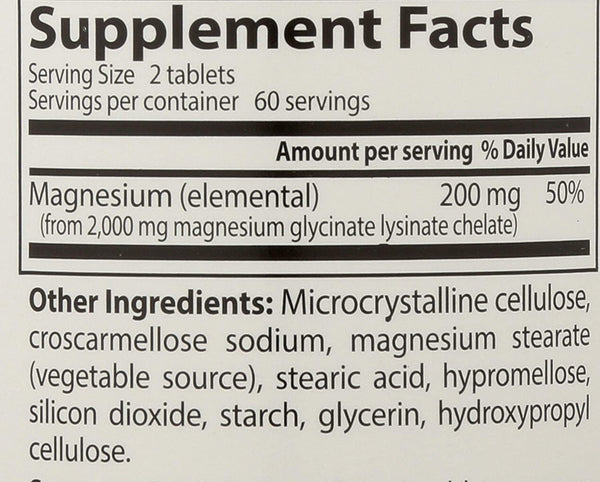 High Absorption Magnesium 120 tablets 100mg