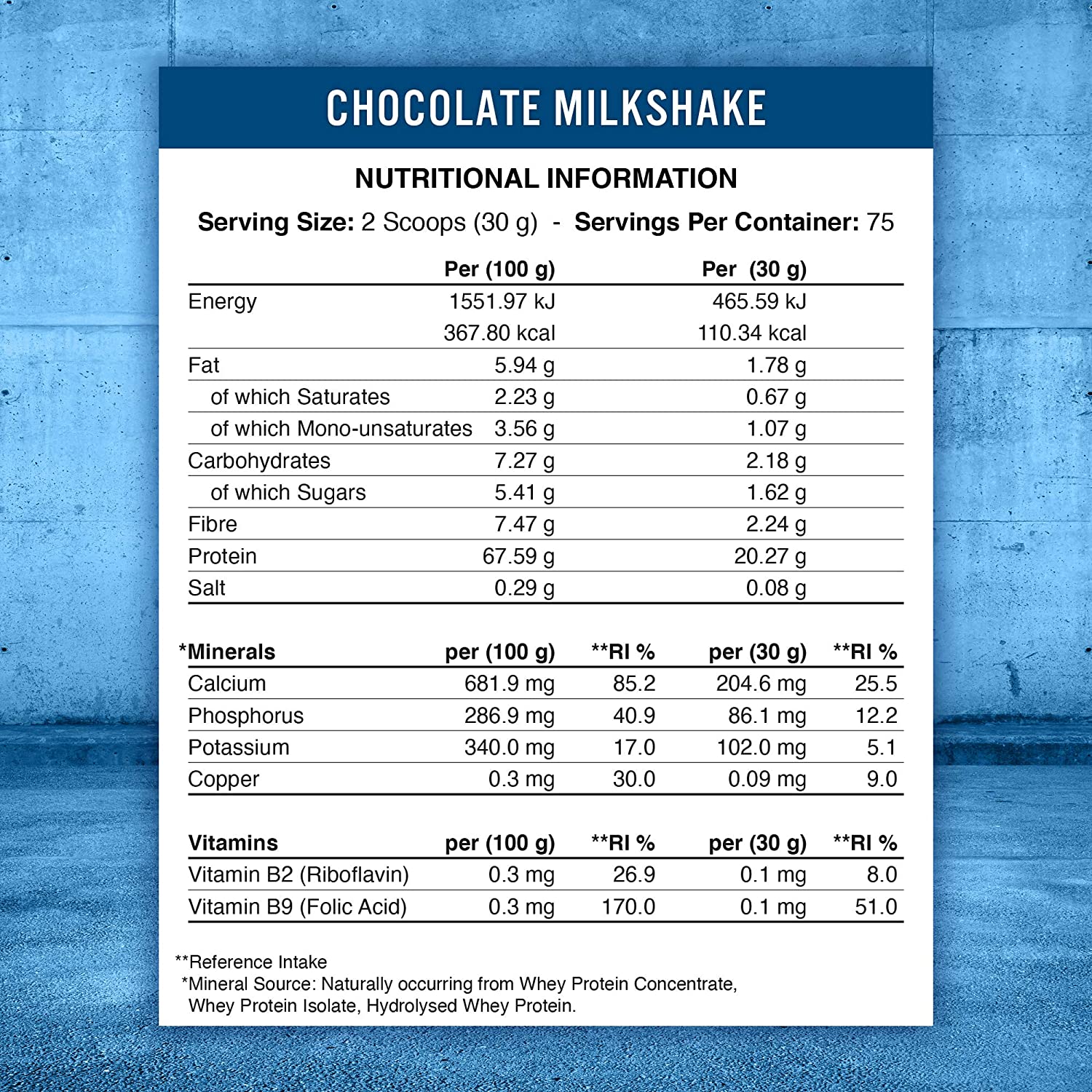 Applied nutrition, critical whey,maroc