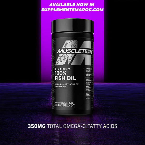 Platinum omega 3 fish oil 100 capsules