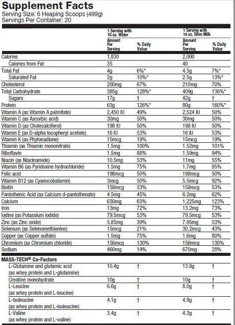 Mass tech xtreme 2000 5.44kg USA