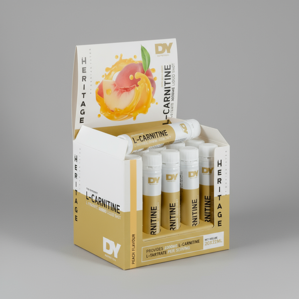Boîte de Dorian Yates L-Carnitine 20x25ml – supplément énergétique et brûleur de graisses