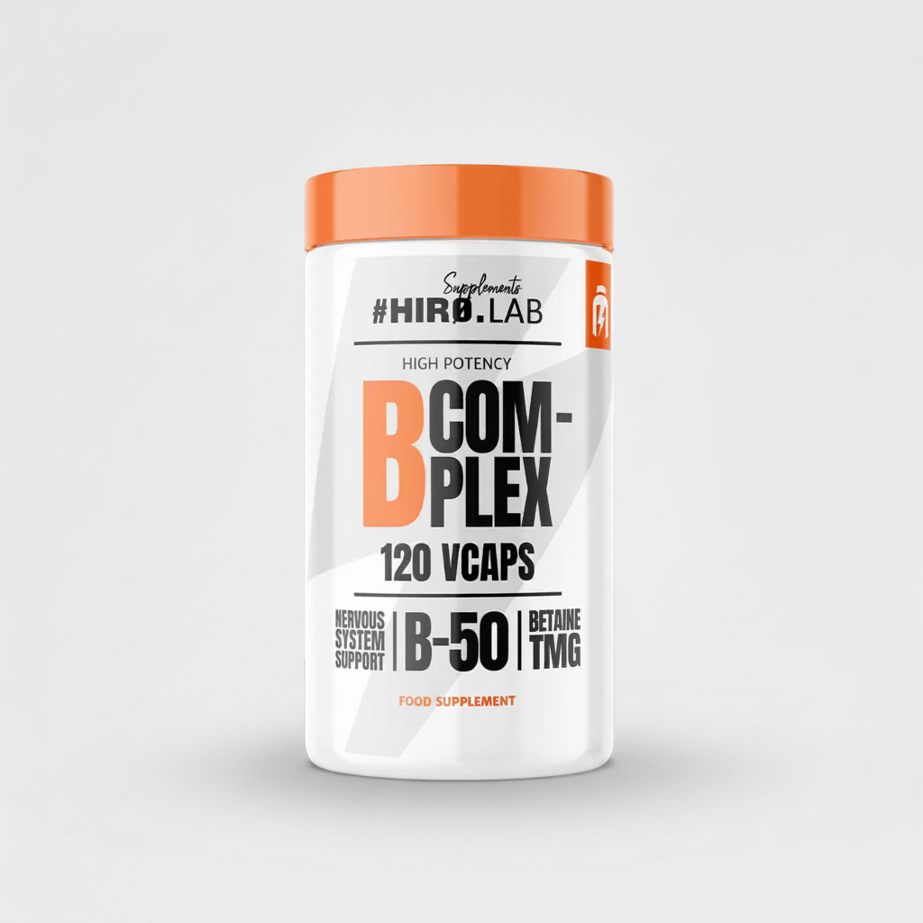 Hero Lab B-Complex B50 120 Vcaps complément vitamines B pour énergie et système nerveux au Maroc