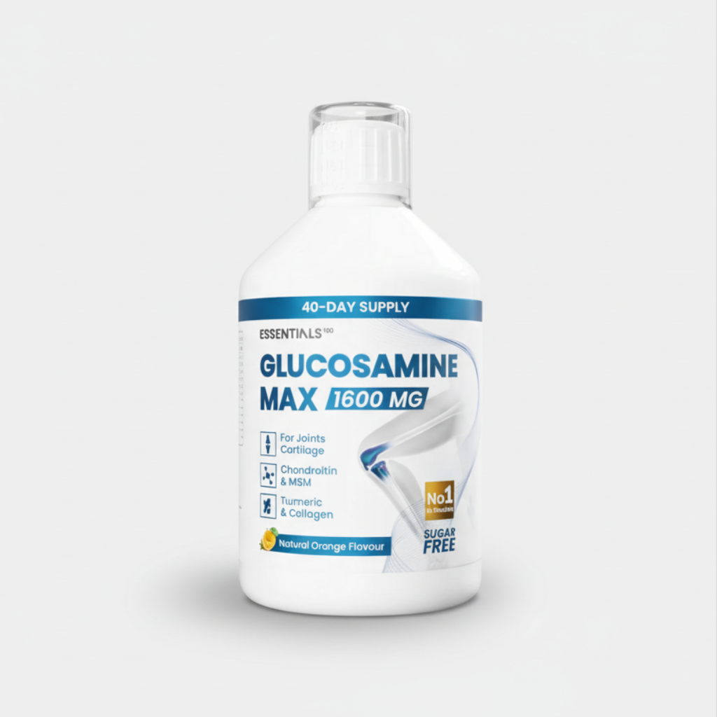 Swedish Essentials Glucosamine Max Liquid 1600mg 500 ml complément liquide pour articulations mobilité et cartilage au Maroc