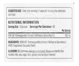 Ashwagandha KSM-66 60 capsules