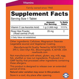 Vitamin C 1000 with rose hips & bioflavonoids 100 Tablets
